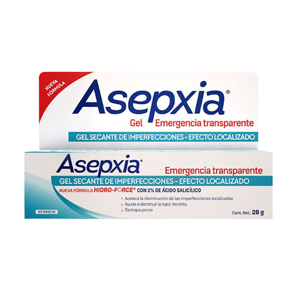 Asepxia Gel Emergencia Transp 28g