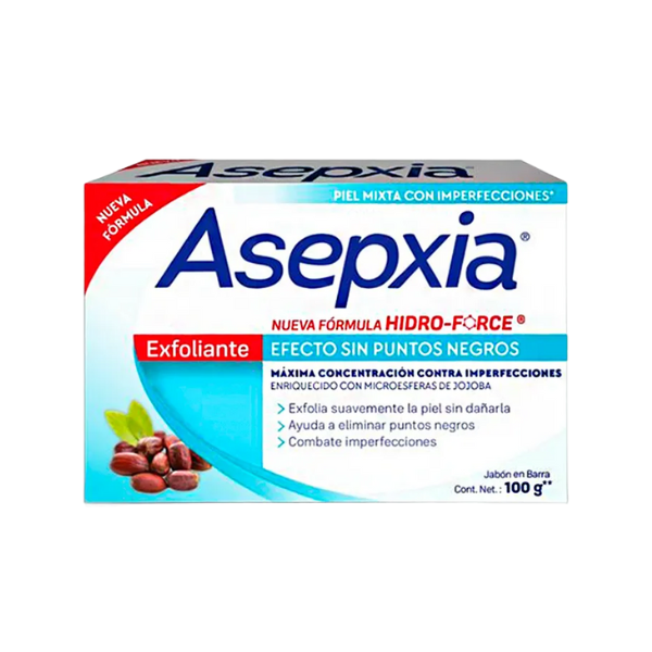 Asepxia Jabon Exfol Puntos Neg100g