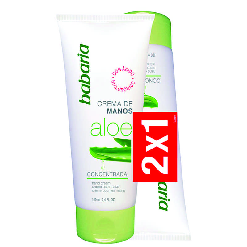 Babaria 2x1 Cr P/ Manos Aloe 100ml