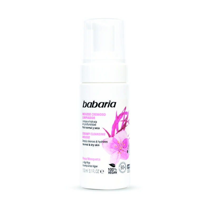 Babaria Mousse Limp Rosa Mosq 150ml