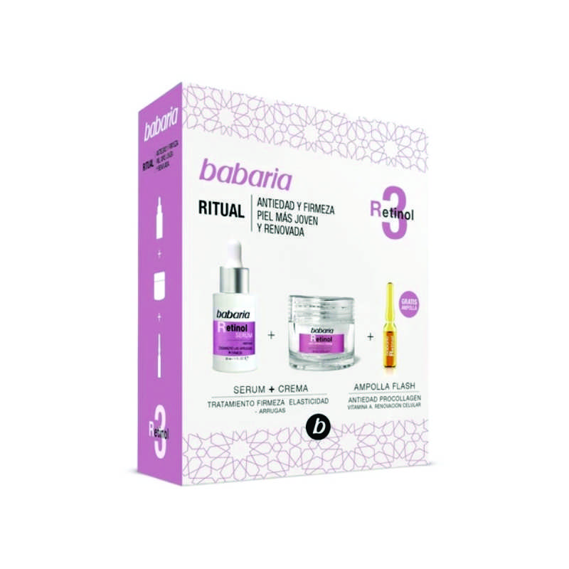 Babaria Kit Retinol Serum+Cr+Ampolla