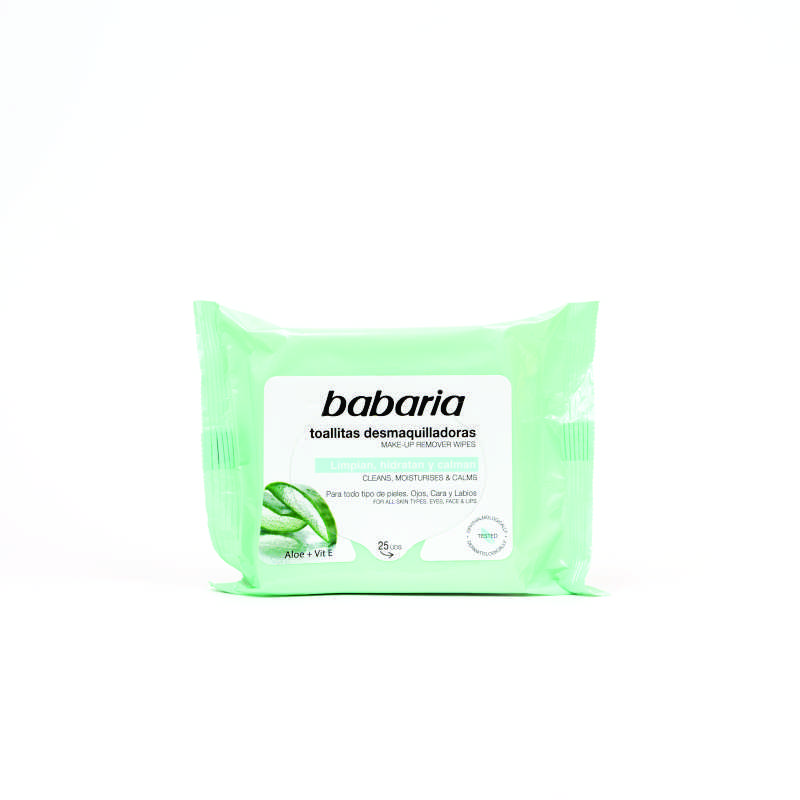 Babaria Toallitas Desmaq Aloe 25u