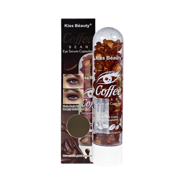 Kiss Beauty Serum Capsulas P/ Ojos Coffee 45u