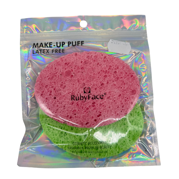 Rubyface Esponja Vegetal Oval *2u
