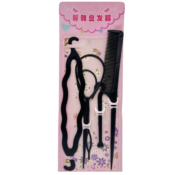 Kit P/ Peinado Peine Facil 5pzas Ins329