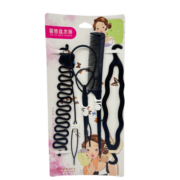 Kit P/ Peinado Peine Facil 6pzas Ins330