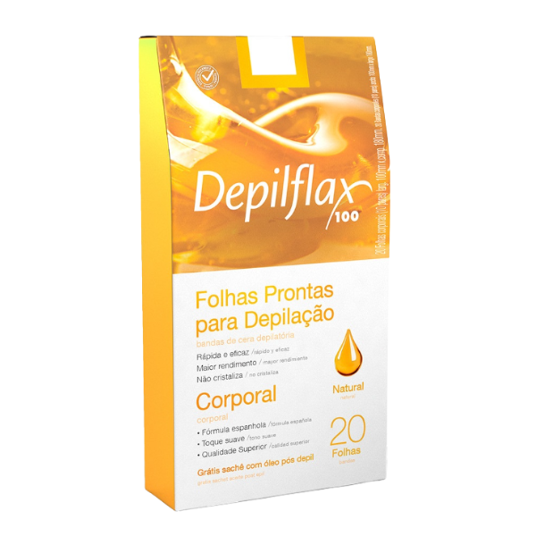 Depilflax Bandas Depil Fac Natural 24u