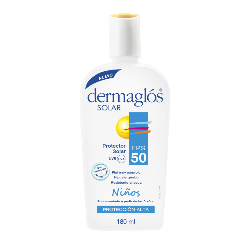 Dermaglos Prot Solar Niños Fps50 180ml