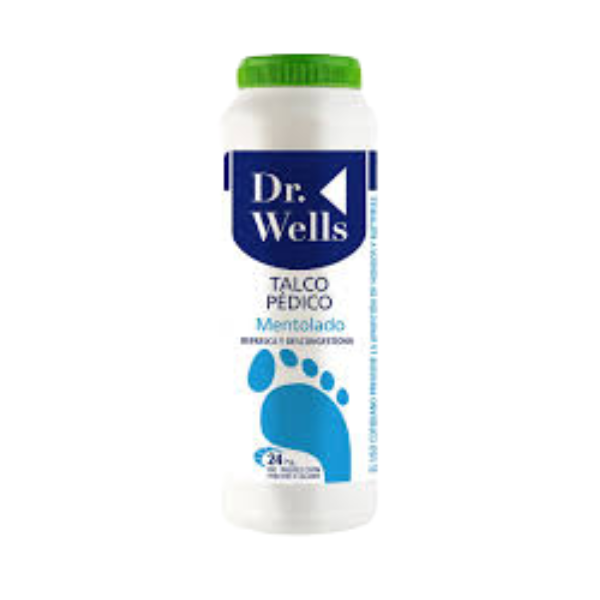 Dr Wells Talco Pedico Mentolado 100g