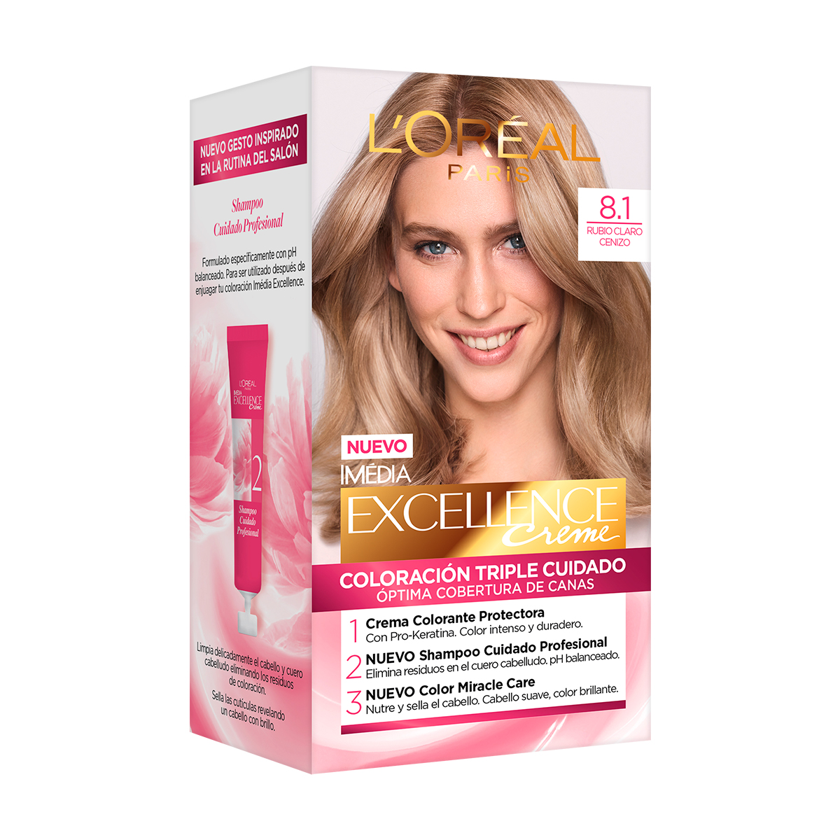Excellence Creme Tinte Kit 8.1