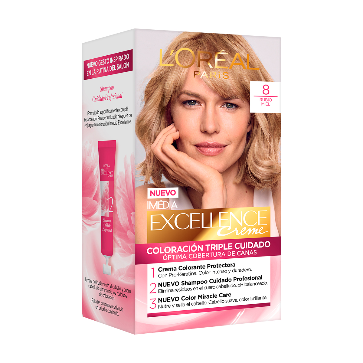 Excellence Creme Tinte Kit 8