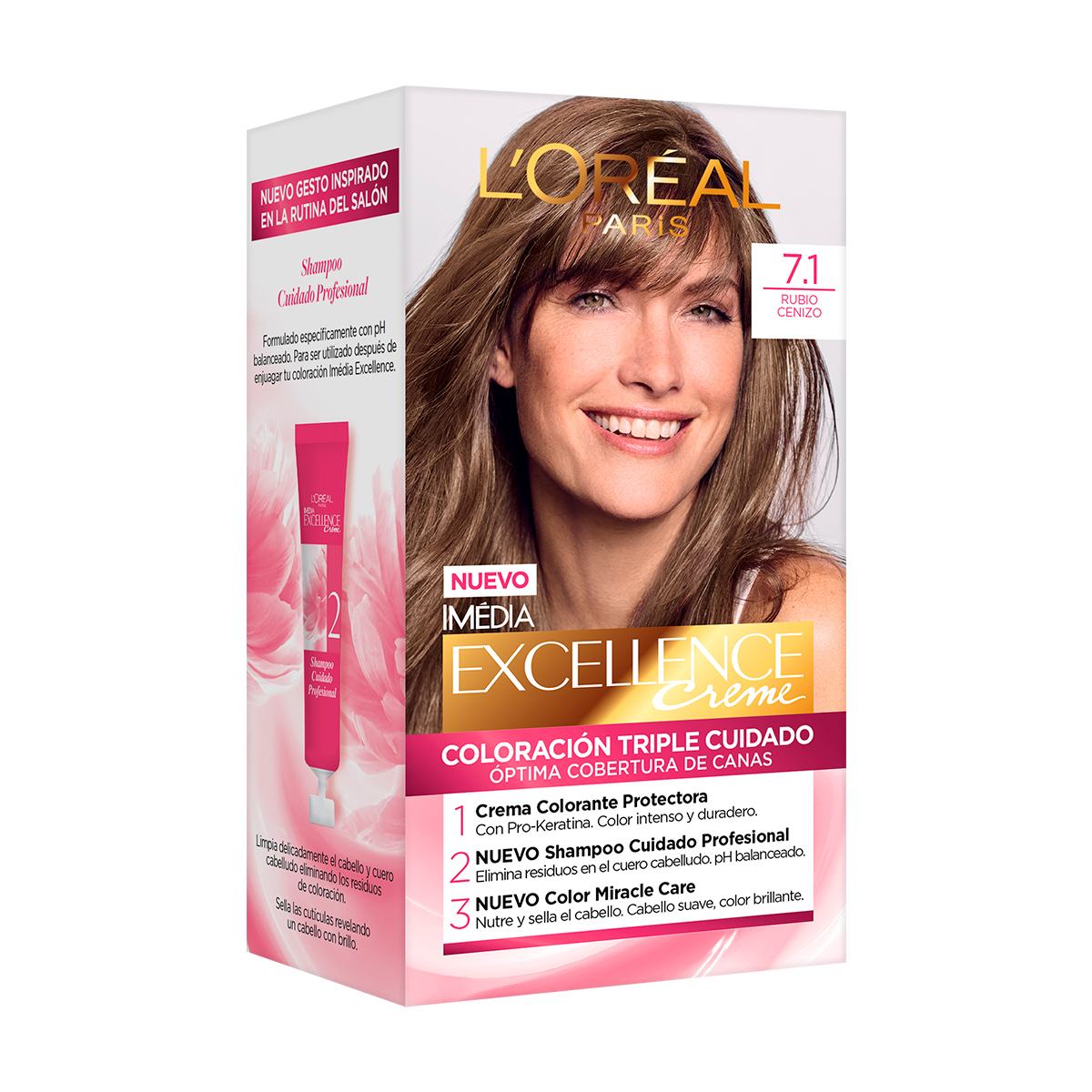 Excellence Creme Tinte Kit 7.1