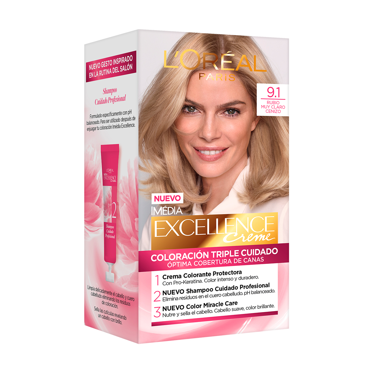 Excellence Creme Tinte Kit 9.1