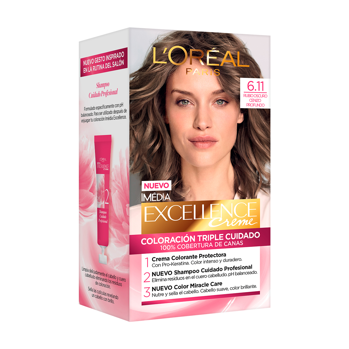 Excellence Creme Tinte Kit 6.11