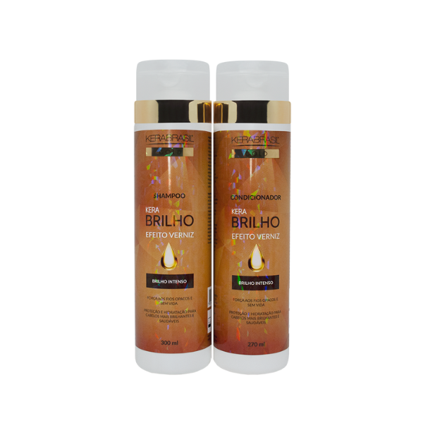 Kerabrasil Gold Brillo Int Sh 300ml + Ac 270ml