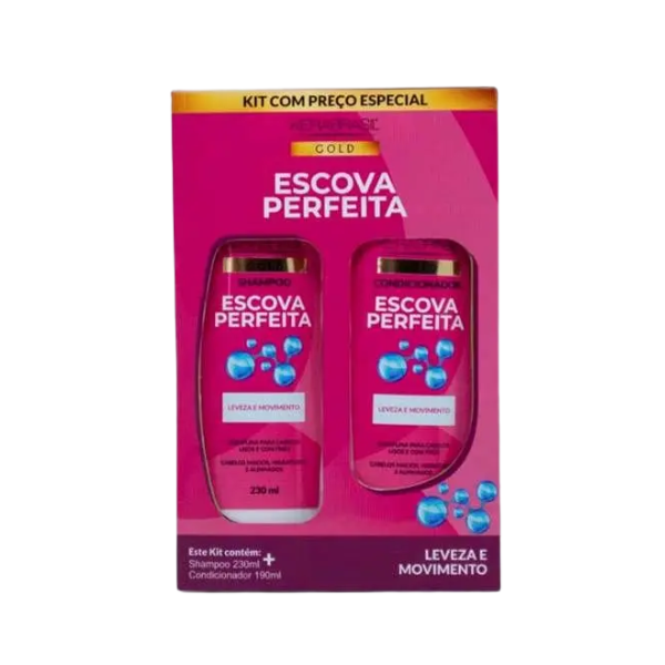 Kerabrasil Kit Sh+Ac Escova Perfeita
