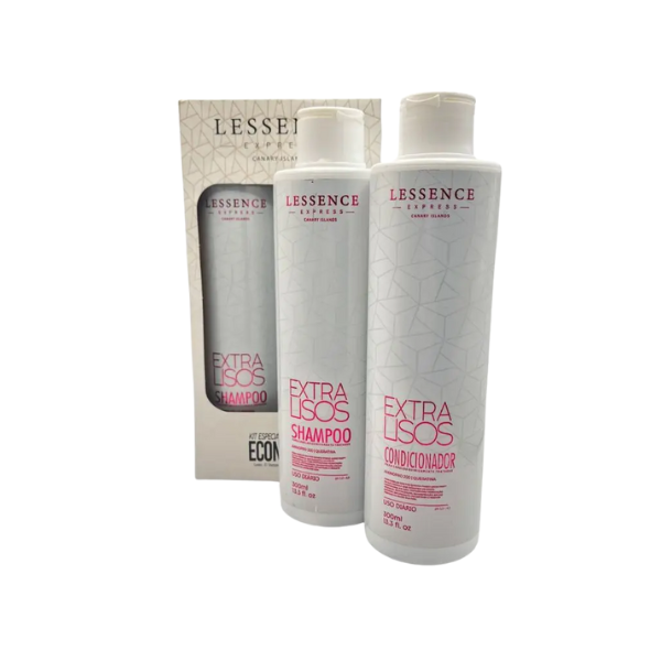Lessence Kit Sh+Ac Extra Lisos 300ml