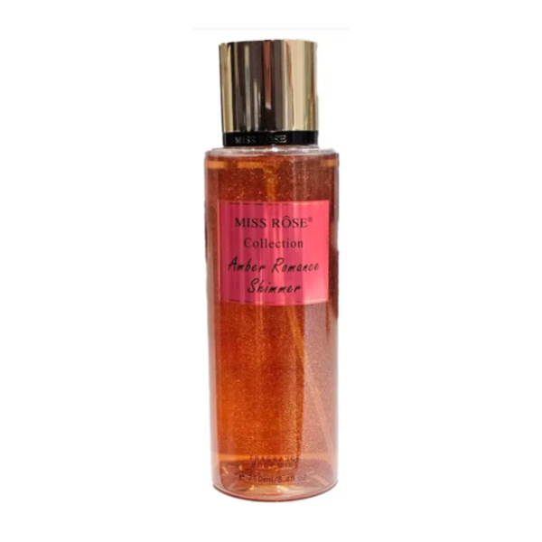 Miss Rose Fragancia Amber Romance Shimmer 250ml