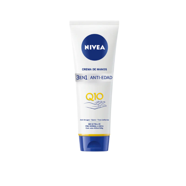 Nivea Cr P/ Manos Q10 3en1 100ml