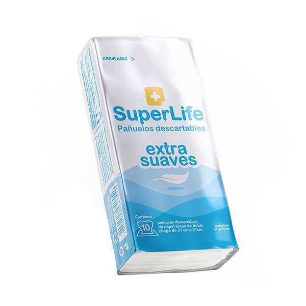 Superlife Pañuelos Desechables 10u